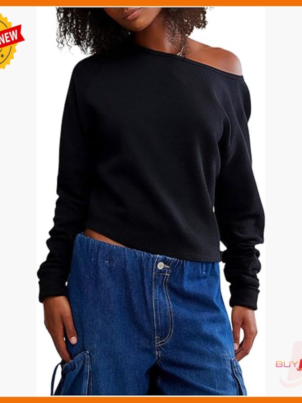 Long Sleeve T-Shirt with Lace Detail, V-Neck, Classic Fit